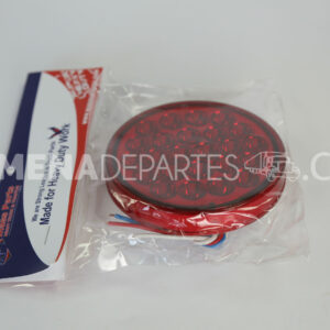 LAMPARA STOP REDONDO 24 LEDS ROJO - MP1007RR